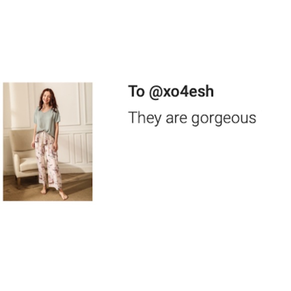 Pastel Green & Pink Floral 2 Piece Pajama Set - Picture 6 of 8